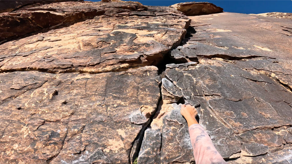 Birdland pitch 3 crux